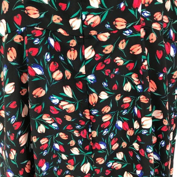 BP. Easy Tank Minidress Women's XS Black Tulip Floral Unlined Summer Casual - Picture 6 of 12